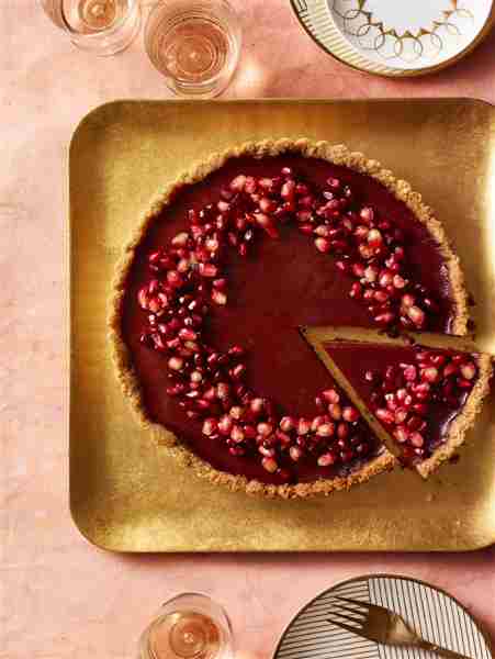 Tarta De Granada Y Naranja