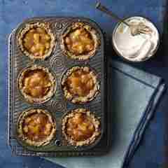 Mini tartas de manzana sin azúcar añadido