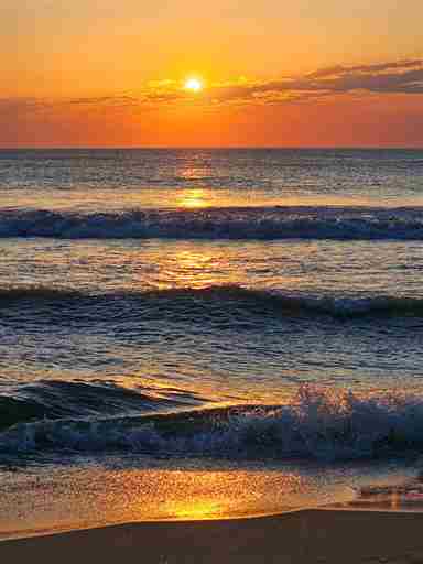 Proporcionado por Blog de viajes amanecer sobre el agua en duck nc