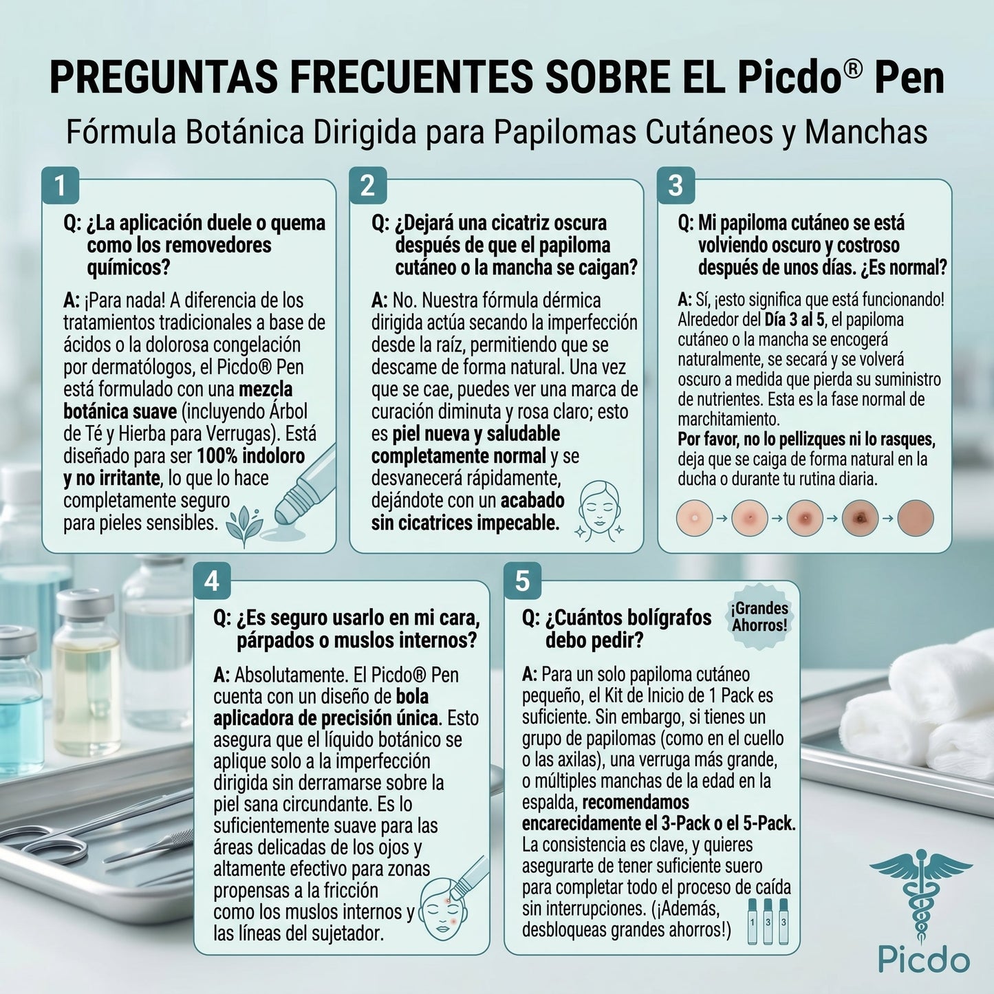 𝐏𝐢𝐜𝐝𝐨® 🚢Borrador de Verrugas y Manchas en 7 Días (𝐀𝐩𝐥𝐢𝐜𝐚𝐝𝐨𝐫 𝐫𝐨𝐥𝐥-𝐨𝐧: 𝐬𝐢𝐧 𝐝𝐨𝐥𝐨𝐫 𝐧𝐢 𝐜𝐢𝐜𝐚𝐭𝐫𝐢𝐜𝐞𝐬)✨