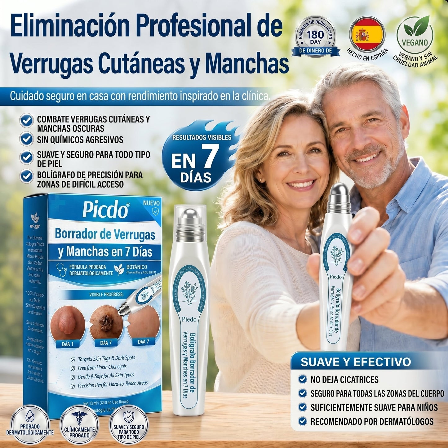 𝐏𝐢𝐜𝐝𝐨® 🚢Borrador de Verrugas y Manchas en 7 Días (𝐀𝐩𝐥𝐢𝐜𝐚𝐝𝐨𝐫 𝐫𝐨𝐥𝐥-𝐨𝐧: 𝐬𝐢𝐧 𝐝𝐨𝐥𝐨𝐫 𝐧𝐢 𝐜𝐢𝐜𝐚𝐭𝐫𝐢𝐜𝐞𝐬)✨