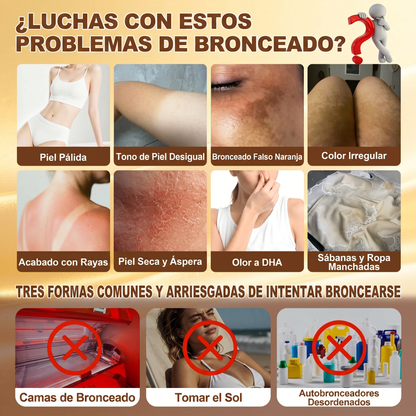 🌞🍑Gaface®| Consigue un bronceado natural y radiante sin sol con nuestra tecnología transdérmica.